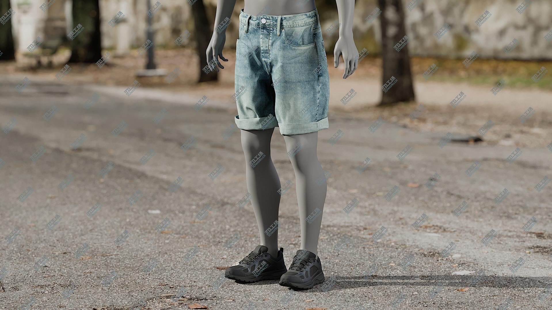 images/goods_img/202104091/3D model Men's Shorts with Sneakers 1/1.jpg